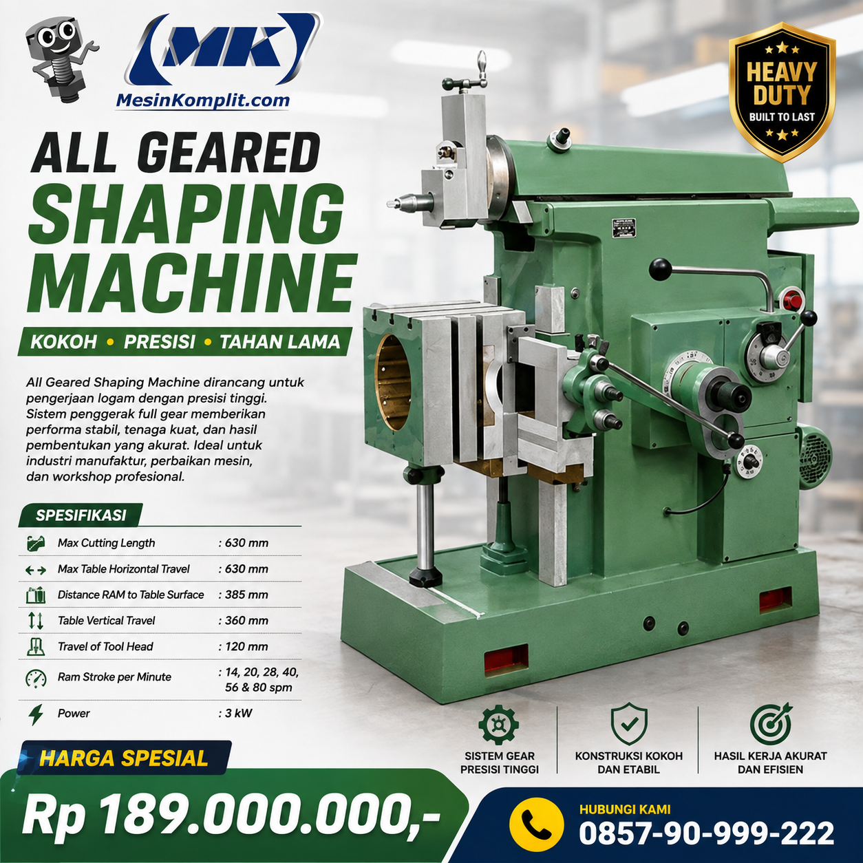 Mesin Sekrap Shaping...
